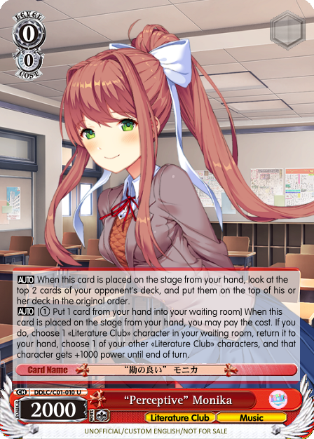 “Perceptive” Monika