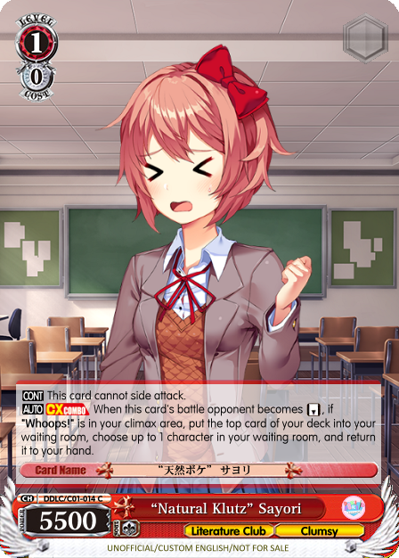 “Natural Klutz” Sayori