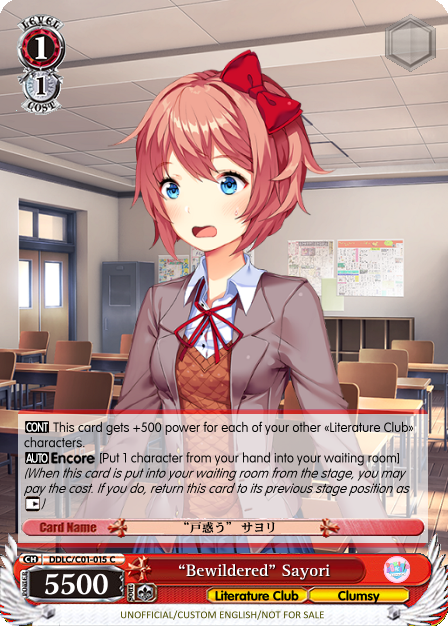 “Bewildered” Sayori