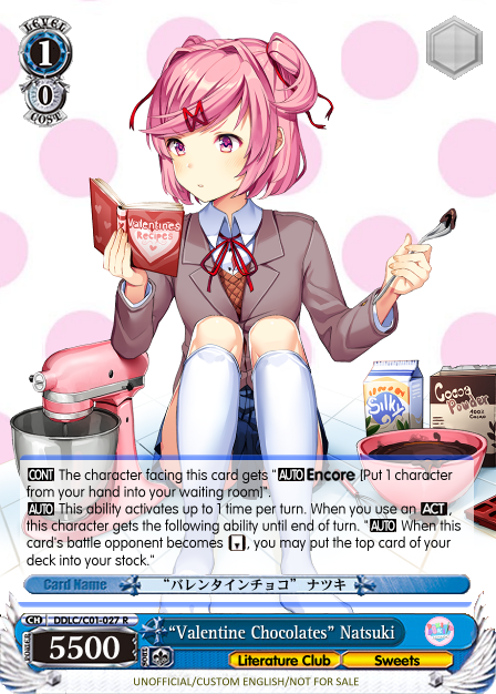 “Valentine Chocolates” Natsuki