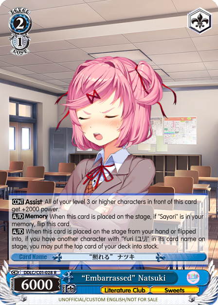 “Embarrassed” Natsuki